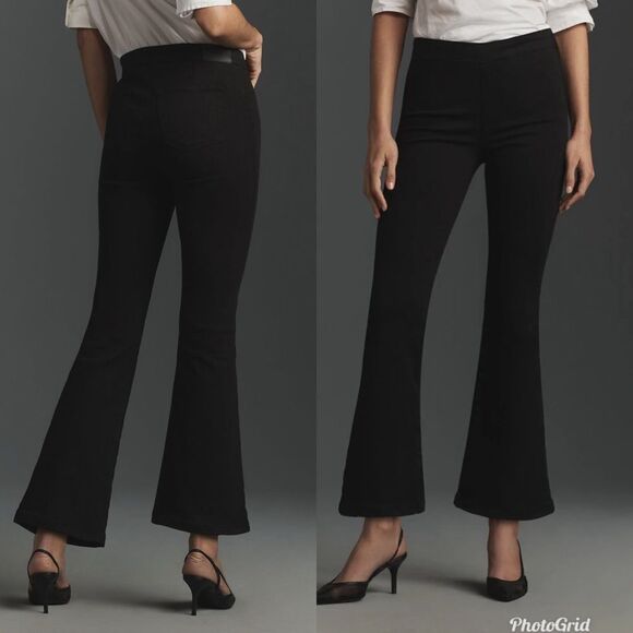 Revolve Anthropologie Edwin Lark Pull-On Mid-Rise Flare Jeans - Picture 1 of 8